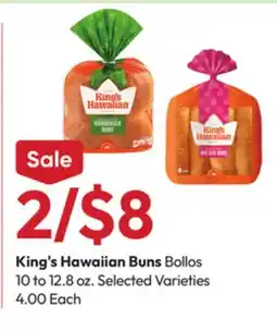 Stater Bros King's Hawaiian Buns offer