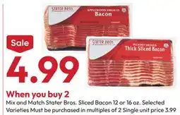 Stater Bros Stater Bros. Sliced Bacon offer