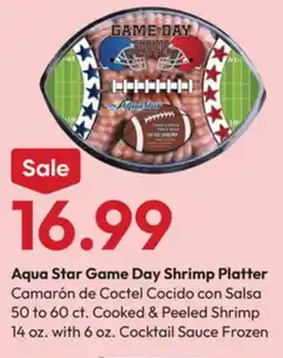 Stater Bros Aqua Star Game Day Shrimp Platter offer