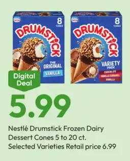 Stater Bros Nestlé Drumstick Frozen Dairy Dessert Cones offer
