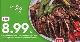 Stater Bros Cut Fresh Daily Beef Loin Flap Meat for Carne offer