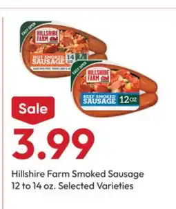 Stater Bros Hillshire Farm Smoked Sausage offer