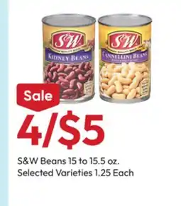 Stater Bros S&W Beans offer