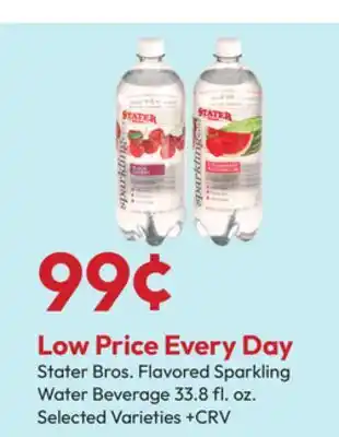 Stater Bros Stater Bros. Flavored Sparkling Water Beverage offer