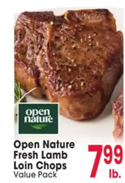Jewel-Osco Open Nature Fresh Lamb Loin Chops offer