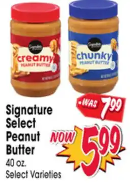 Jewel-Osco Signature Select Peanut Butter offer