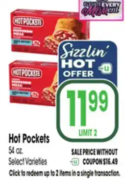 Jewel-Osco Hot Pockets offer