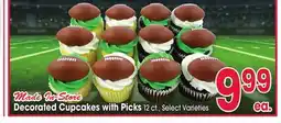 Jewel-Osco Decorated Cupcakes with Picks offer