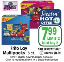 Jewel-Osco Frito Lay Multipacks offer
