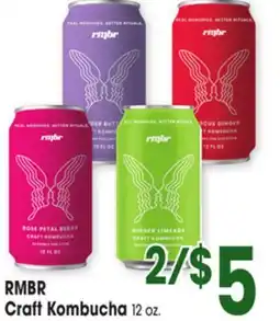 Jewel-Osco RMBR Craft Kombucha offer