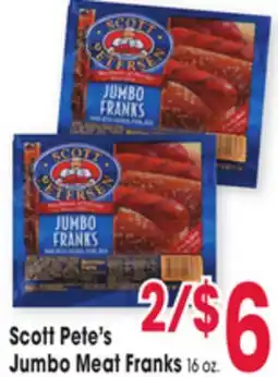 Jewel-Osco Scott Pete's Jumbo Meat Franks offer