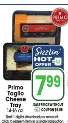 Jewel-Osco Primo Taglio Cheese Tray offer