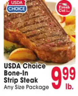 Jewel-Osco USDA Choice Bone-In Strip Steak offer