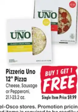 Jewel-Osco Pizzeria Uno 12 Pizza offer