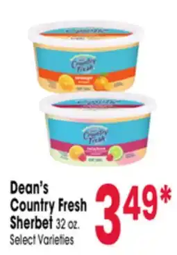 Jewel-Osco Dean's Country Fresh Sherbet offer