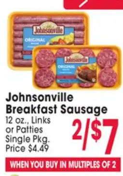 Jewel-Osco Johnsonville Breakfast Sausage offer