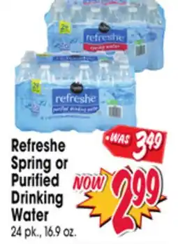 Jewel-Osco Refreshe Spring or Purified Drinking Water offer