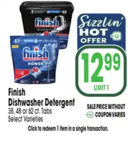 Jewel-Osco Finish Dishwasher Detergent offer