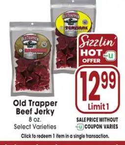 Jewel-Osco Old Trapper Beef Jerky offer