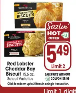 Jewel-Osco Red Lobster Cheddar Bay Biscuit offer