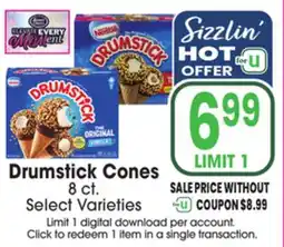 Jewel-Osco Drumstick Cones offer