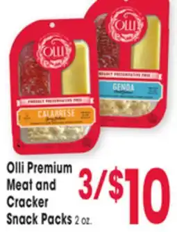 Jewel-Osco Olli Premium Meat and Cracker Snack Packs offer
