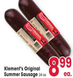 Jewel-Osco Klement's Original Summer Sausage offer