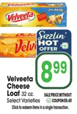 Jewel-Osco Velveeta Cheese Loaf offer