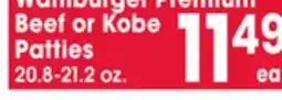 Jewel-Osco Wahlburger Premium Beef or Kobe Patties offer