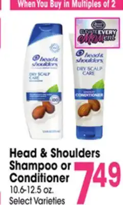 Jewel-Osco Head & Shoulders Shampoo or Conditioner offer