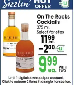 Jewel-Osco On The Rocks Cocktails offer