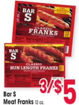 Jewel-Osco Bar S Meat Franks offer