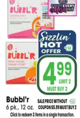 Jewel-Osco Bubbl'r offer