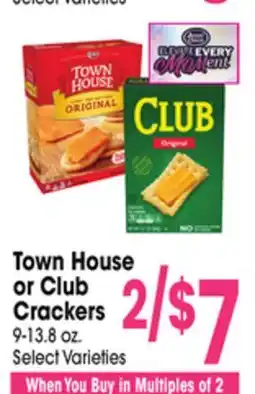Jewel-Osco Town House or Club Crackers offer