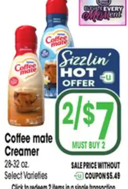Jewel-Osco Coffee mate Creamer offer