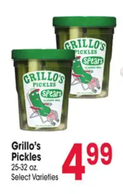 Jewel-Osco Grillo's Pickles offer