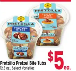 Jewel-Osco Pretzilla Pretzel Bite Tubs offer