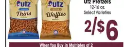 Jewel-Osco Utz Pretzels offer