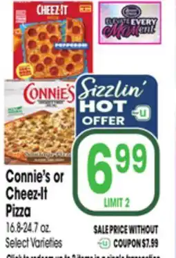 Jewel-Osco Connie's or Cheez-It Pizza offer