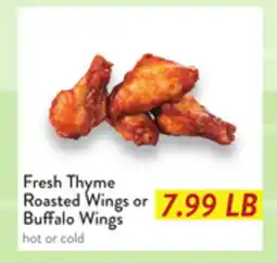 Fresh Thyme Fresh Thyme Roasted Wings or Buffalo Wings offer
