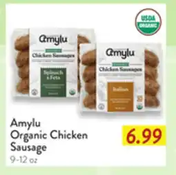 Fresh Thyme Amylu Organic Chicken Sausage offer
