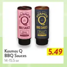 Fresh Thyme Kosmos Q BBQ Sauces offer