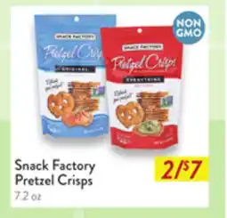 Fresh Thyme Snack Factory Pretzel Crisps offer