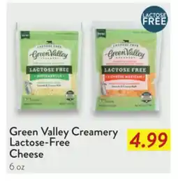 Fresh Thyme Green Valley Creamery Lactose-Free Cheese offer