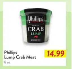Fresh Thyme Phillips Lump Crab Meat offer