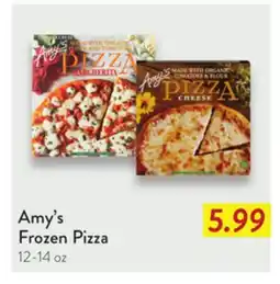 Fresh Thyme Amy's Frozen Pizza offer