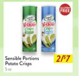 Fresh Thyme Sensible Portions Potato Crisps offer