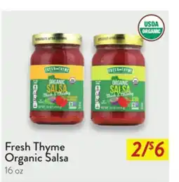 Fresh Thyme Fresh Thyme Organic Salsa offer