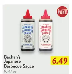 Fresh Thyme Bachan's Japanese Barbecue Sauce offer