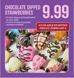 Mariano's CHOCOLATE DIPPED STRAWBERRIES offer